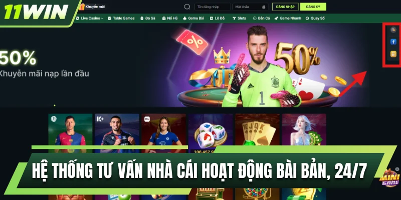 Hệ thống tư vấn nhà cái hoạt động bài bản, 24/7 